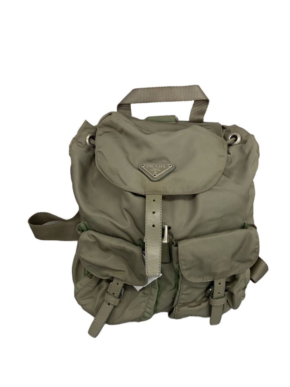 Prada Backpack Daybag Rucksack Khaki Green